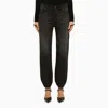 Shop Darkpark Black Denim Boyfriend Jeans
