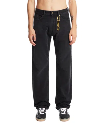 Darkpark Black Larry Straight-leg Jeans In Black Nero   #000000