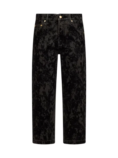 Darkpark Black Lizzie Cropped Straight-leg Jeans