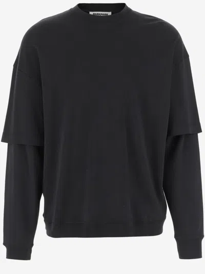 Darkpark Black Troy Double Sleeve T-shirt