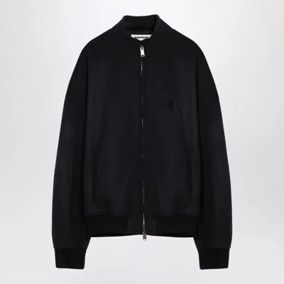 DARKPARK DARKPARK BLACK WOOL BOMBER JACKET