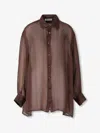 Darkpark Blouse With Contemporary Design In Brown