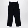 Darkpark Bouclé Wide-leg Frayed Jeans