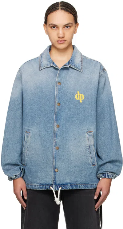 Darkpark Blue Joe Denim Jacket In Used Light Wash