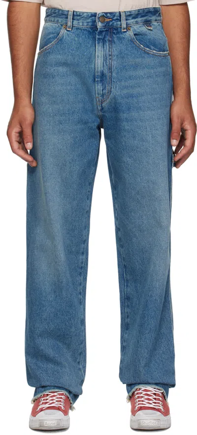 Darkpark Blue John Jeans In Medium Wash W053