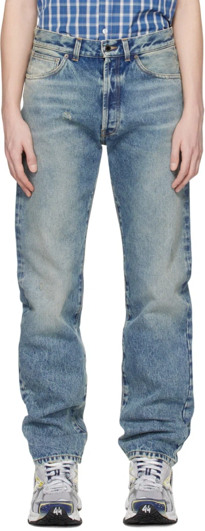 Darkpark Blue Larry Jeans In Denim Vintage Dv