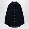 DARKPARK BLUE OVER SHIRT IN BOUCLÉ DENIM