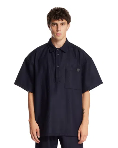 Darkpark Blue Short-sleeved Polo Shirt