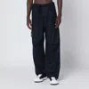 Darkpark Wool Track Trousers Featuring Elastic Waistband In Black