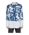 Darkpark Blue Victor Denim Jacket In White