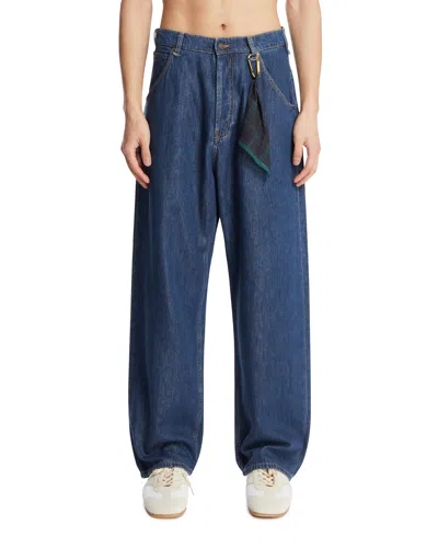 Darkpark Blue Wide Jeans In Neutral