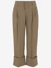 Darkpark Tailored Pleated Cuff Pant