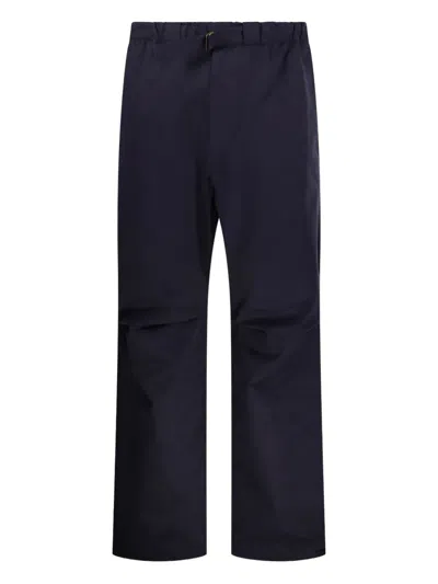 Darkpark Buckle-fastening Straight-leg Trousers In Black