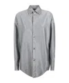 Darkpark Button-down Long-sleeved Shirt In Gray