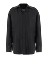 Darkpark Button-down Long-sleeved Shirt In Black