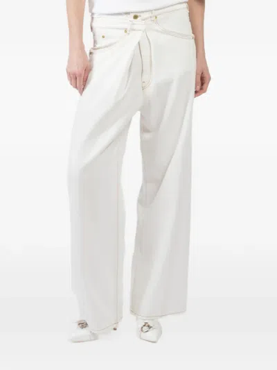 Darkpark Button-fastening Jeans In White