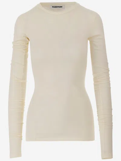 Darkpark Camren Cotton Sweater In Neutral