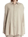 Darkpark Cape-attached Shirt In Neutral