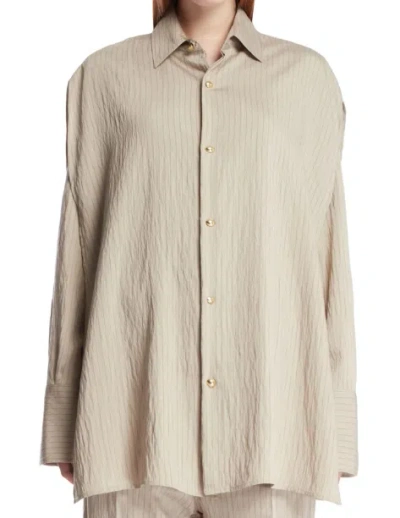 Darkpark Cape-attached Shirt In Neutral