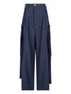 Darkpark Cargo Pants "ruth" In Blue