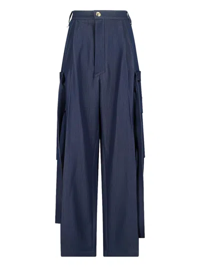 Darkpark Cargo Pants "ruth" In Blue