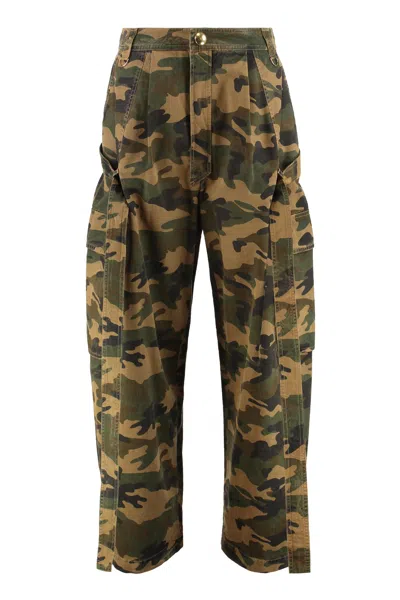 Darkpark Cargo Pants Ruth In Cotton In Multi