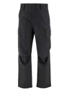 Darkpark Cargo-pocket Wool Trousers In Black