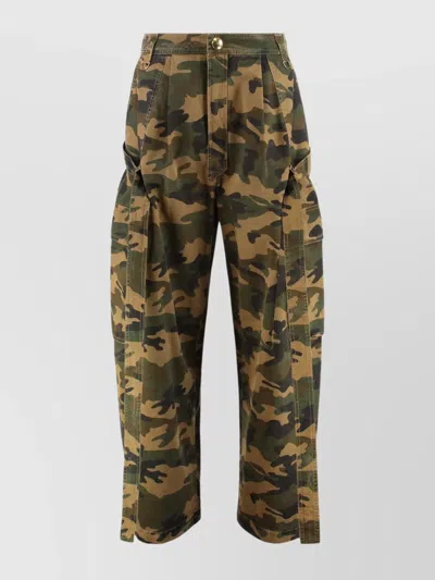 Darkpark Cargo Trousers Ruth Cotton Style In Green
