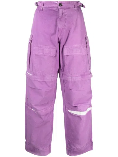 Darkpark Julia Cargo Pants In Purple