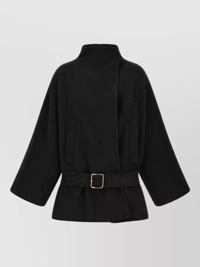 Darkpark Cashmere Wool Oversized Belted Midi Coat