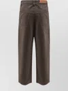 Darkpark Casual Cotton Trousers Featuring Five Pockets In Brown