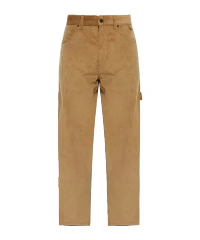 Darkpark Casual Pants With Belt Loops In Metallic