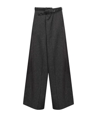Darkpark Casual Pants With Belt Loops In Black