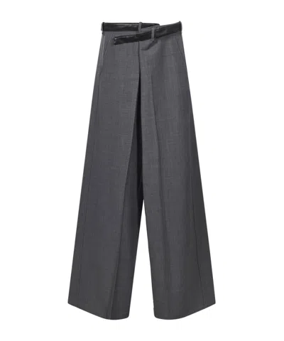 Darkpark Casual Pants With Belt Loops In Gray