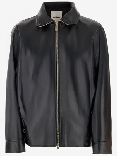 Darkpark Celine Aviator Jacket In Nappa Leather In Black