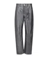 DARKPARK SHINY STRAIGHT JEANS