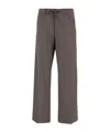 Darkpark Houndstooth-pattern Drawstring-fastening Trousers In Black