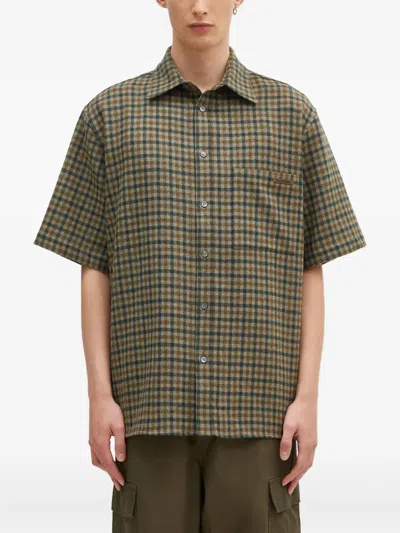 DARKPARK CHECKED SHORT-SLEEVE SHIRT