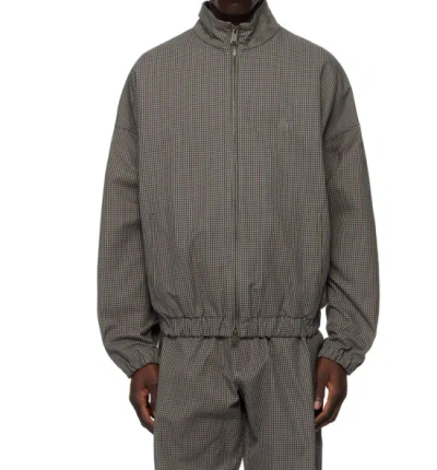 Darkpark Checkered Jacket In Gray