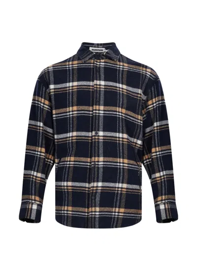 Darkpark Check-pattern Flannel Shirt In Black