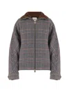 CHECK-PATTERN JACKET