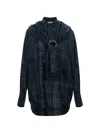 Darkpark Check-pattern Ring-detail Shirt In Multi