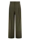 Darkpark Chicago Wool Trousers In Green