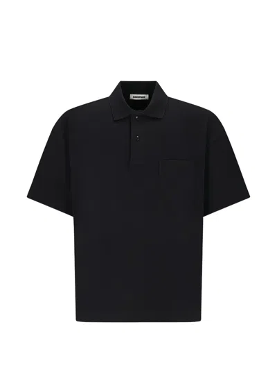 Darkpark Cole Short-sleeve Pocket Polo Shirt In Black