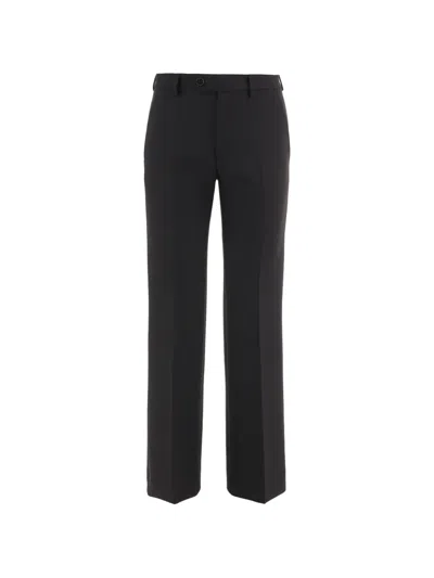 Darkpark Colin Pressed-crease Straight-leg Trousers In Black