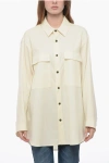Darkpark Woman Shirt Cream Size M Virgin Wool