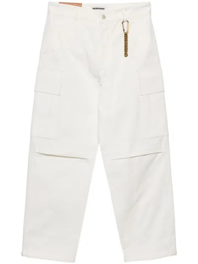 Darkpark Saint Cargo Trousers In White