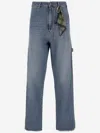 Darkpark Cotton Blend Denim Jeans In Blue