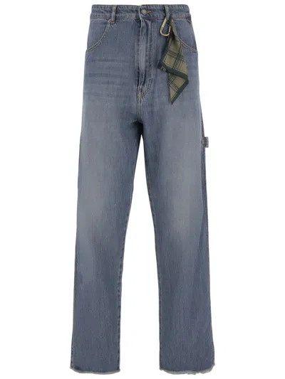 Darkpark Cotton Blend Denim Jeans In Blue