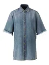 Darkpark Cotton Denim Jacket In Blue